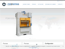 Tablet Screenshot of mecamaq.com